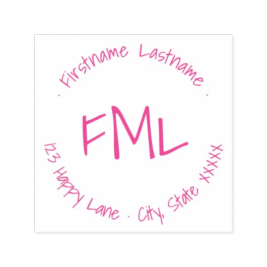 オリジナルゴム印 セルフインキングスタンプ (デザイン)