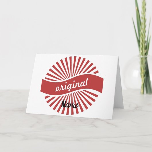 オリジナルサインロゴサンダー_コーブ カード (正面)