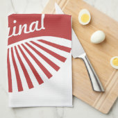 オリジナルサインロゴサンダー_コーブ キッチンタオル (四つ折り)