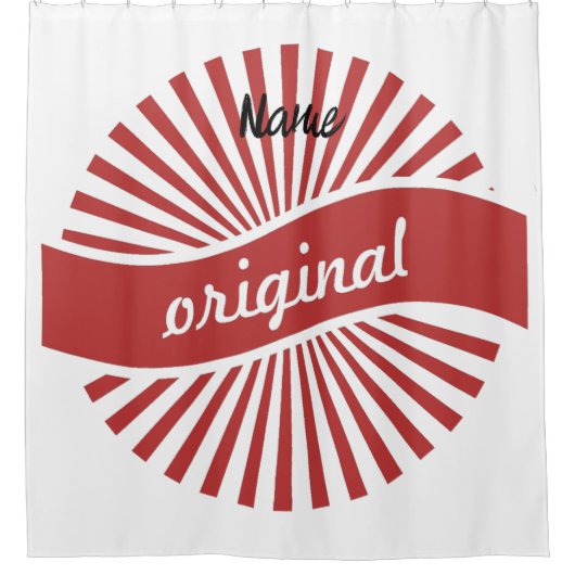 オリジナルサインロゴサンダー_コーブ シャワーカーテン (正面)