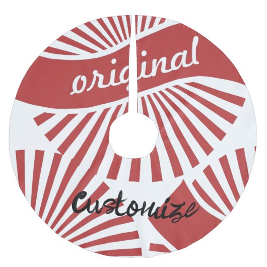 オリジナルサインロゴサンダー_コーブ ブラッシュドポリエステルツリースカート (正面)