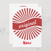 オリジナルサインロゴサンダー_コーブ 招待状 (正面/裏面)