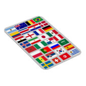 オリジナルサッカーチームフラグ2018パターン マグネット (右側)