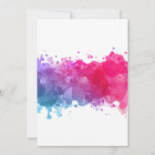 オリジナルサル誕生日カード カード (裏面)