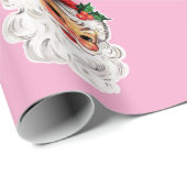 オリジナルサンタフェイス クリスマスプレゼント ラッピングペーパー (ロールコーナー)