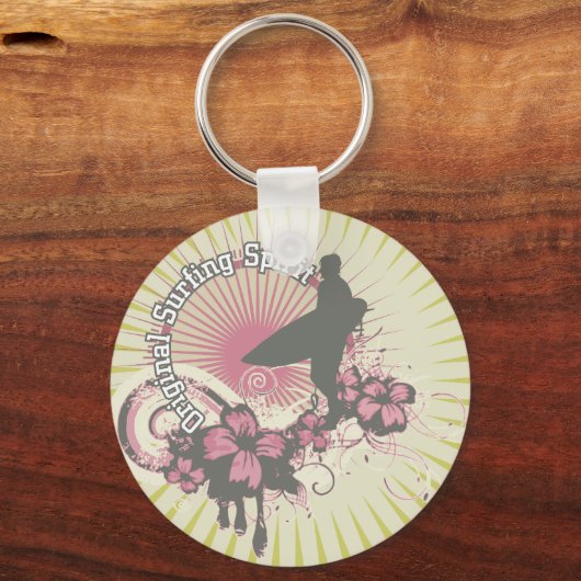 オリジナルサーフィンスピリットTシャツ&ギフト キーホルダー (正面)
