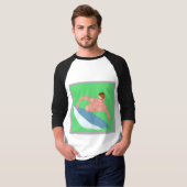 オリジナルサーフプリントTシャツ Tシャツ (正面フル)