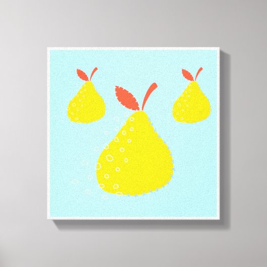 オリジナルシンプルアートスリーピーズキャンバスプリント キャンバスプリント (正面)