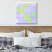 オリジナルシンプルアートパープルプリント キャンバスプリント (インサイチュ (寝室))