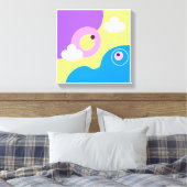 オリジナルシンプルアートプリント キャンバスプリント (インサイチュ (寝室))