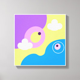 オリジナルシンプルアートプリント キャンバスプリント