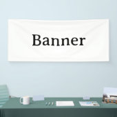 オリジナルシンプルカスタムビニール横断幕 76cm x 183cm 横断幕 (トレードショー)