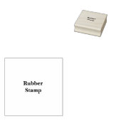 オリジナルシンプルカスタム2" x 2"ゴム印を作成する ラバースタンプ (押印)