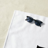 オリジナルシンプルカスタム70" x 35" ビーチタオル (インサイチュ)