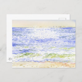 オリジナルシースケープby artist Sveta Mikhalevich ポストカード