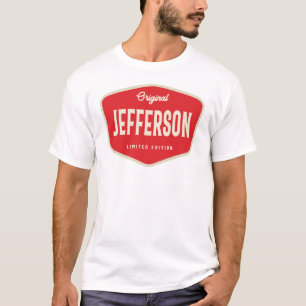 オリジナルジェファーソンおもしろいネームジェファーソン Tシャツ