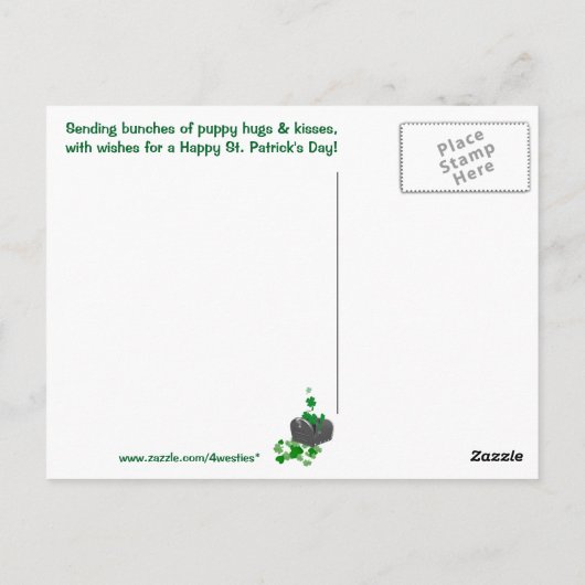 オリジナルジャックラッセルセントパティズユーバーメー得ル#3 ポストカード (裏面)