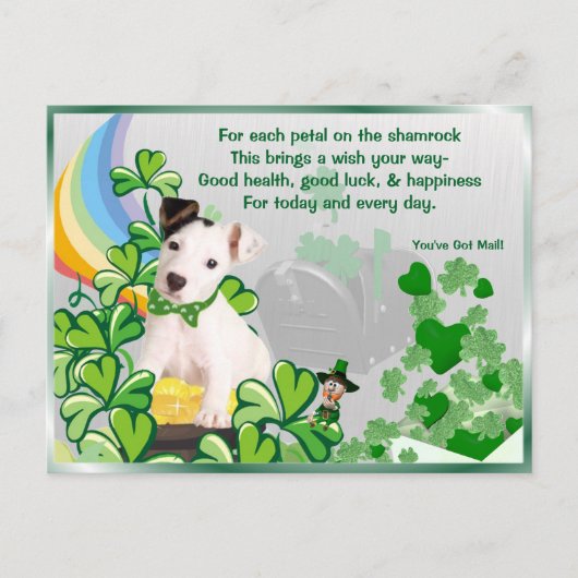 オリジナルジャックラッセルセントパティズユーバーメー得ル#3 ポストカード (正面)