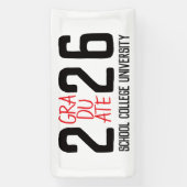 オリジナルスクールカラー クラスイヤー 卒業 横断幕 (縦)