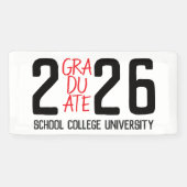 オリジナルスクールカラー クラスイヤー 卒業 横断幕 (横)