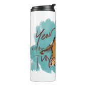 オリジナルスケッチ中国のタイガーイヤー誕生日TT03 タンブラー (回転左)