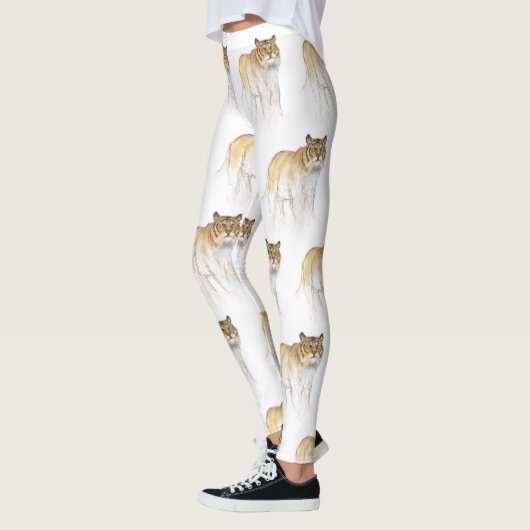 オリジナルスケッチ中国の1タイガーイヤー誕生日L1b レギンス (左)