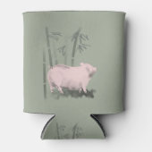 オリジナルスケッチ豚とバンボスカンクーラー 缶クーラー (正面)