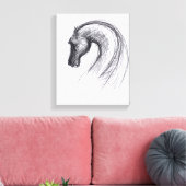 オリジナルスケッチ1馬年〔占星術の〕十二宮図キャンバス印刷 キャンバスプリント (インサイチュ (リビング))