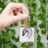 オリジナルスケッチ1馬年〔占星術の〕十二宮図キーチェーン キーホルダー (手)