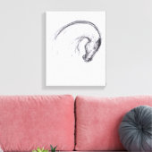 オリジナルスケッチ2馬年〔占星術の〕十二宮図キャンバス印刷 キャンバスプリント (インサイチュ (リビング))