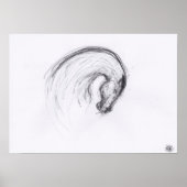 オリジナルスケッチ2馬年〔占星術の〕十二宮図ポスター ポスター (正面)