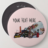 オリジナルスチルヴィンテージメイクアップのライフ写真 缶バッジ (正面&裏面)