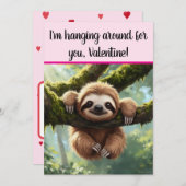 オリジナルスライム バレンタイン「一緒にぶらんこ」 シーズンカード (正面/裏面)