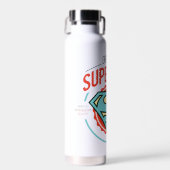 オリジナルスーパーガールヴィンテージロゴバッジ ウォーターボトル (正面)