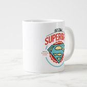 オリジナルスーパーガールヴィンテージロゴバッジ ジャンボコーヒーマグカップ (正面右)