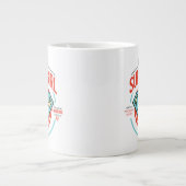 オリジナルスーパーガールヴィンテージロゴバッジ ジャンボコーヒーマグカップ (正面)