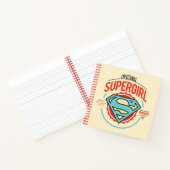 オリジナルスーパーガールヴィンテージロゴバッジ ノートブック (内部)