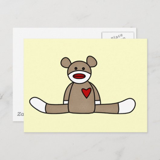 オリジナルソックスTシャツとギフト ポストカード (正面/裏面)