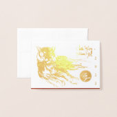 オリジナルタイガースケッチルナー2022ラグジュアリーGC 箔カード (封筒付き正面)