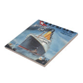 オリジナルタイタニックのビンテージポスター1912 タイル (側面)