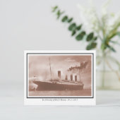 オリジナルタイタニック写真 ポストカード (スタンド正面)