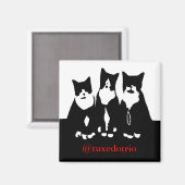 オリジナルタキシドトリオ磁石 マグネット (正面/裏面)