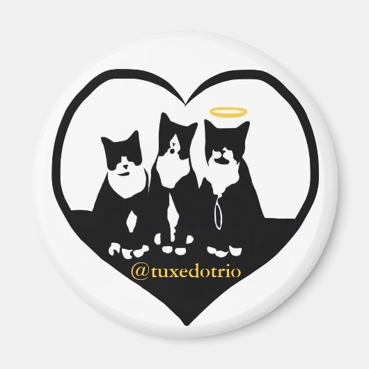 オリジナルタキシドトリオ磁石 マグネット (正面)