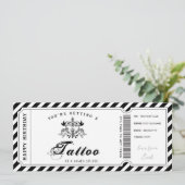 オリジナルタトゥー ギフト券 テンプレート (スタンド正面)