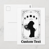 オリジナルタロットカード 名入れパーティー招待状 花嫁 卒業 ポストカード (正面/裏面)