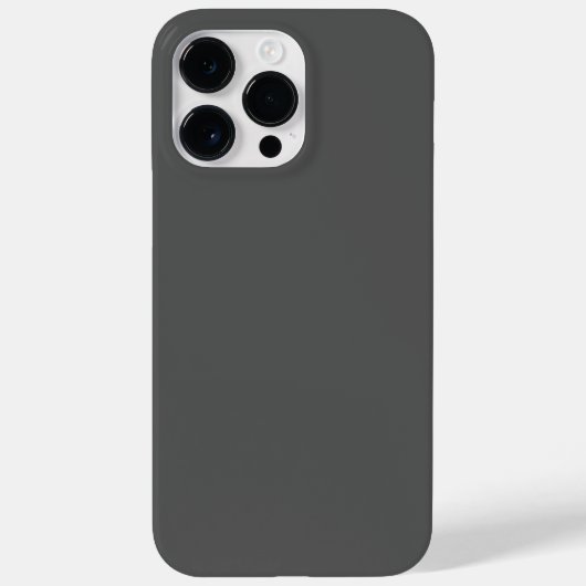 オリジナルダークグレー カスタムデザインを作成 Case-Mate iPhoneケース (裏面)