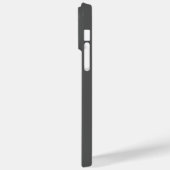 オリジナルダークグレー カスタムデザインを作成 Case-Mate iPhoneケース (裏面 / 左)