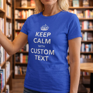 オリジナルテキストで「Keep Calm」ステッカーを作成しよう Tシャツ