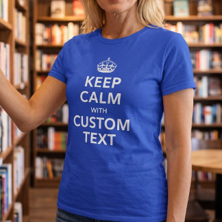 オリジナルテキストで「Keep Calm」ステッカーを作成しよう Tシャツ