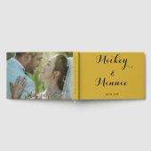 オリジナルテキストと写真付き クラシック ゲストブック (全面)